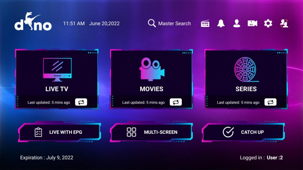 Dino IPTV et OTT